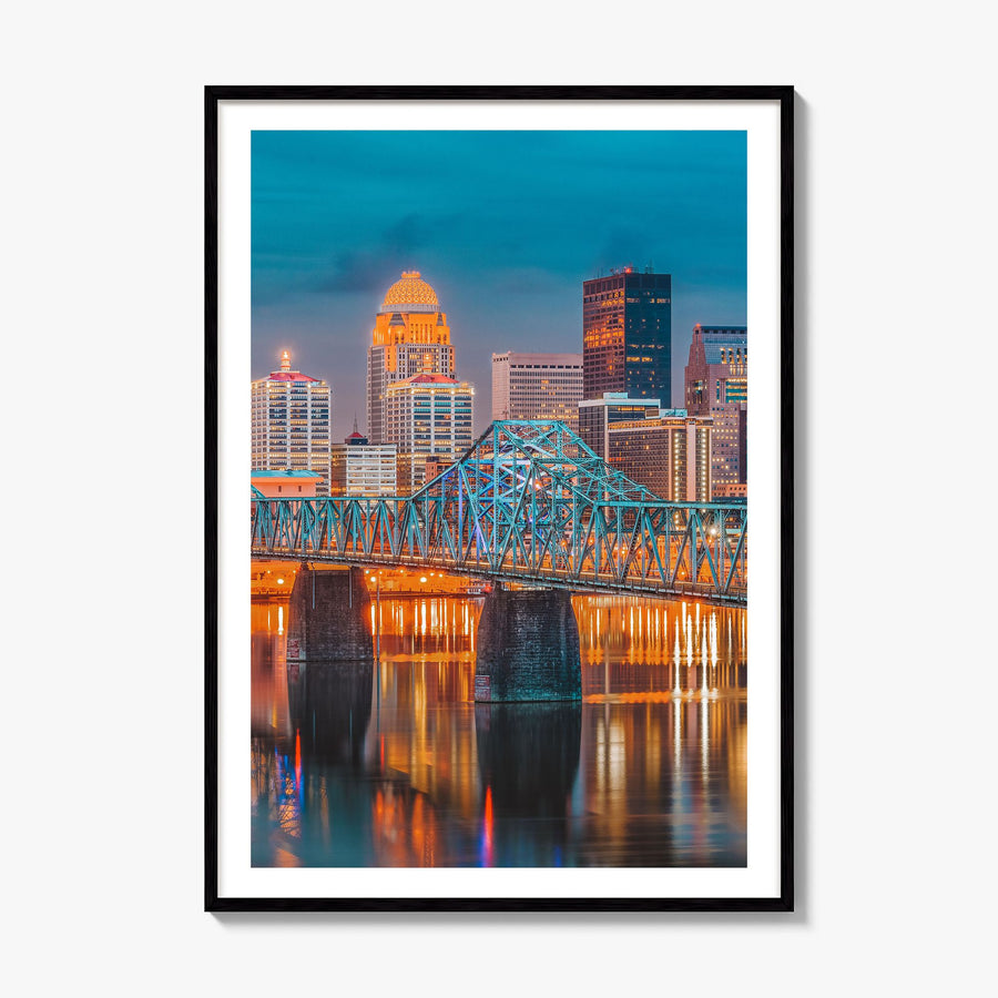 Kentucky Photo No 2 Poster, framed poster mockup, white border
