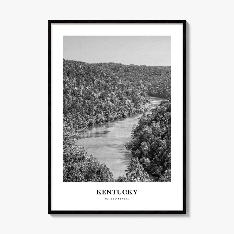 Kentucky Classic Poster, framed poster mockup