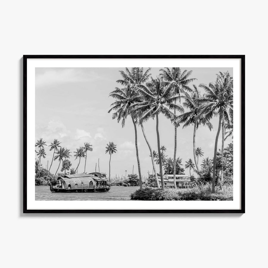 Kerala Photo Poster, framed poster mockup, white border