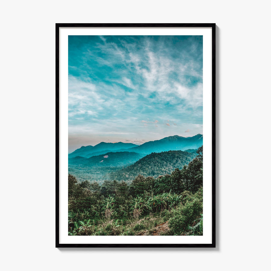 Kerala Photo Poster, framed poster mockup, white border
