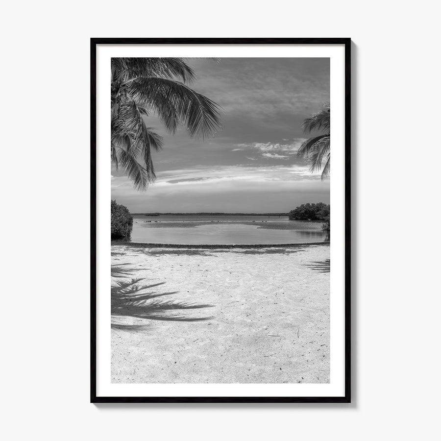 Key Largo Photo Poster, framed poster mockup, white border
