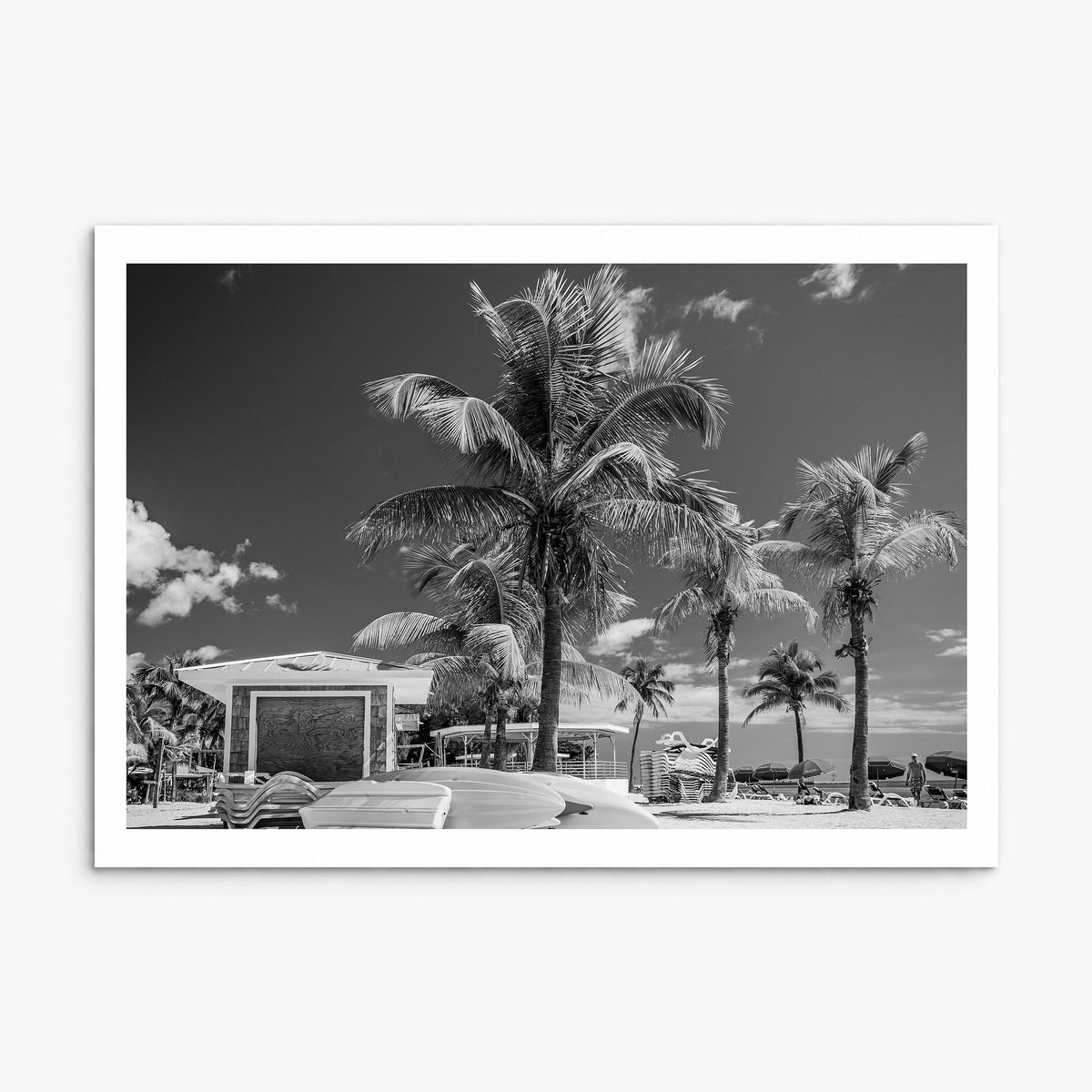 Key West Photo Poster, print only (unframed), white border