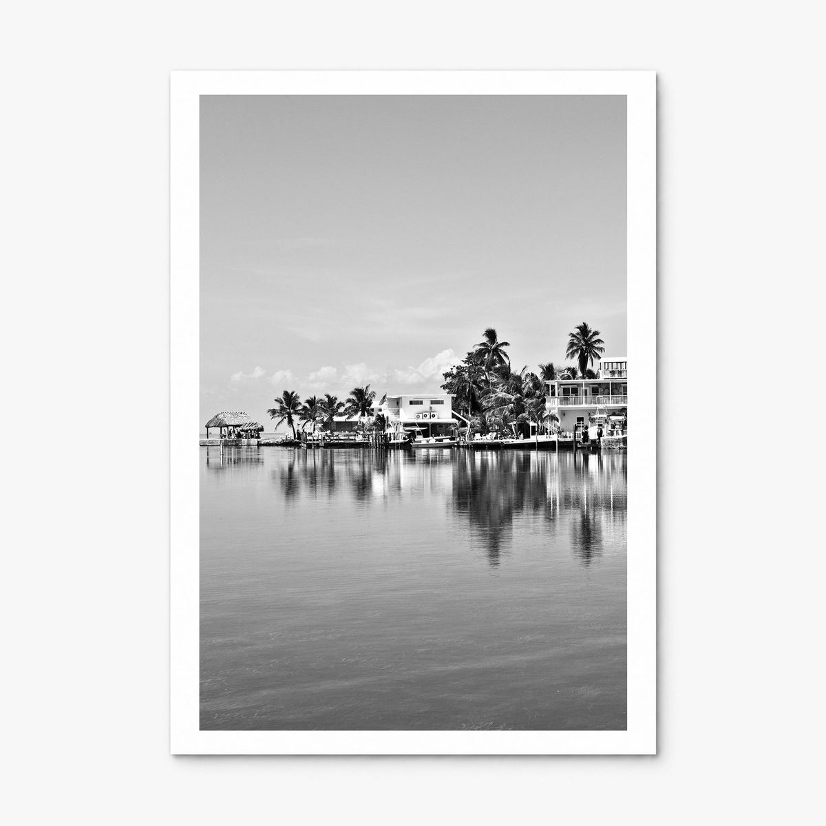 Key West Photo Poster, print only (unframed), white border