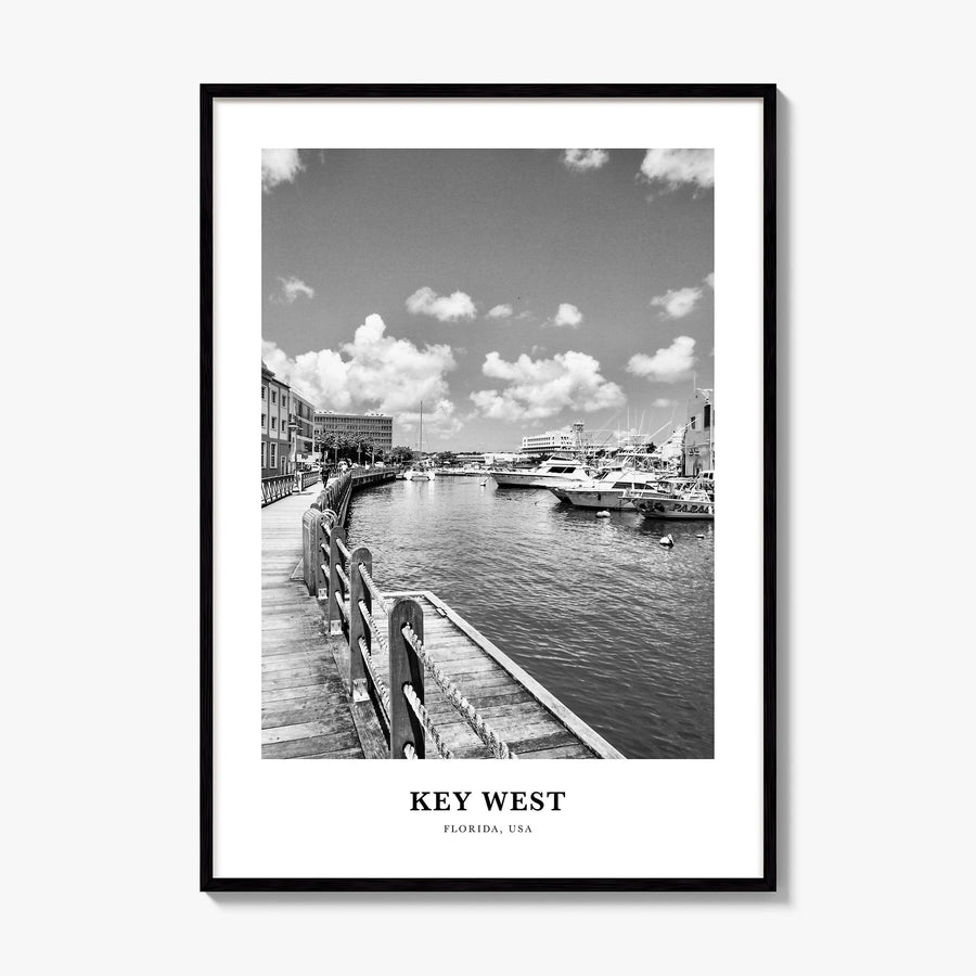 Key West Classic No 2 Poster, framed poster mockup