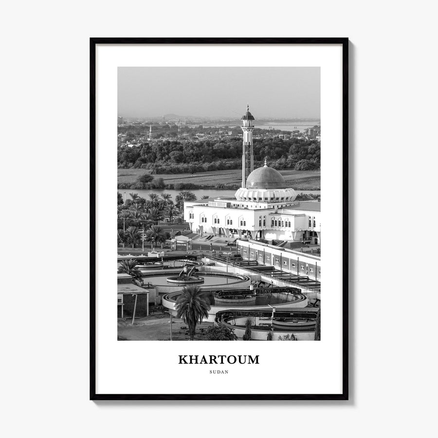 Khartoum Classic Poster, framed poster mockup