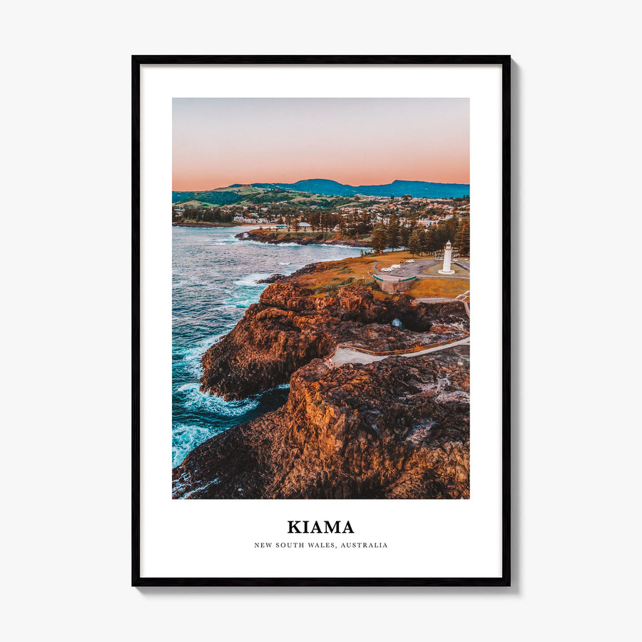 Kiama Classic Poster, framed poster mockup