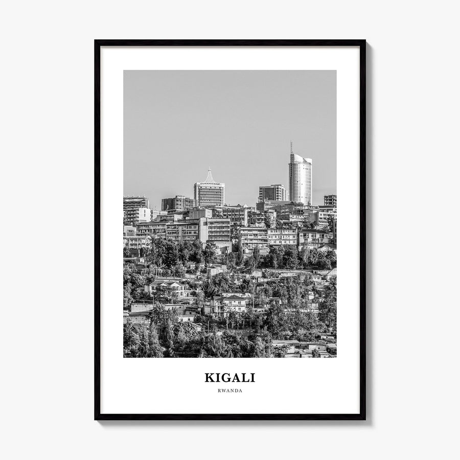 Kigali Classic Poster, framed poster mockup