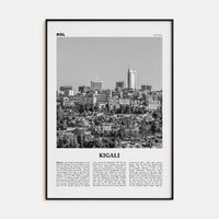 Kigali Poster None / 8x12 in Nbourhood Travel B&W Poster