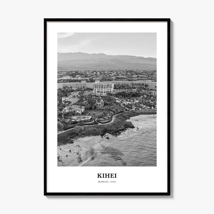 Kihei Classic Poster, framed poster mockup