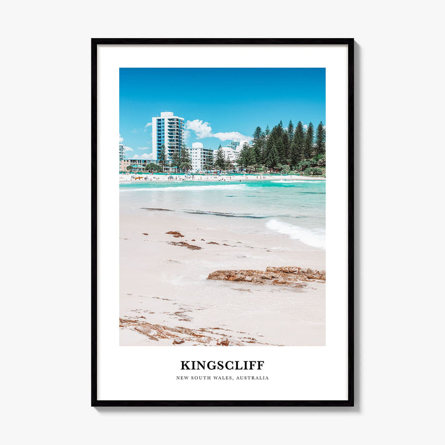 Kingscliff Classic Poster, framed poster mockup