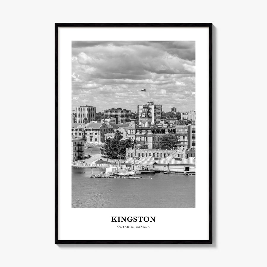 Kingston, Canada Classic Poster, framed poster mockup