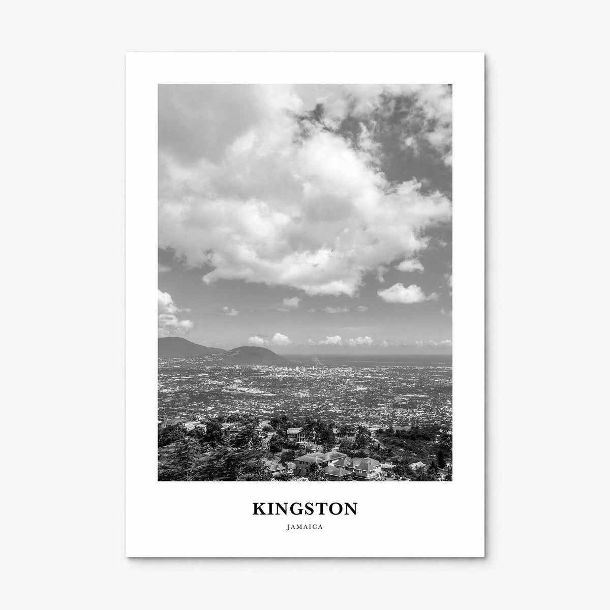 Kingston, Jamaica Classic Poster, print only (unframed)