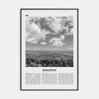 Kingston, Jamaica Poster None / 8x12 in Nbourhood Travel B&W Poster