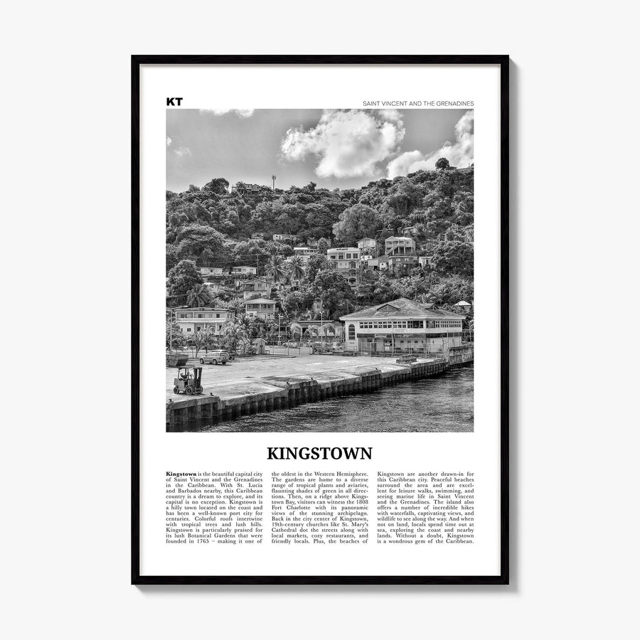 Kingstown Newspaper Poster, framed poster mockup