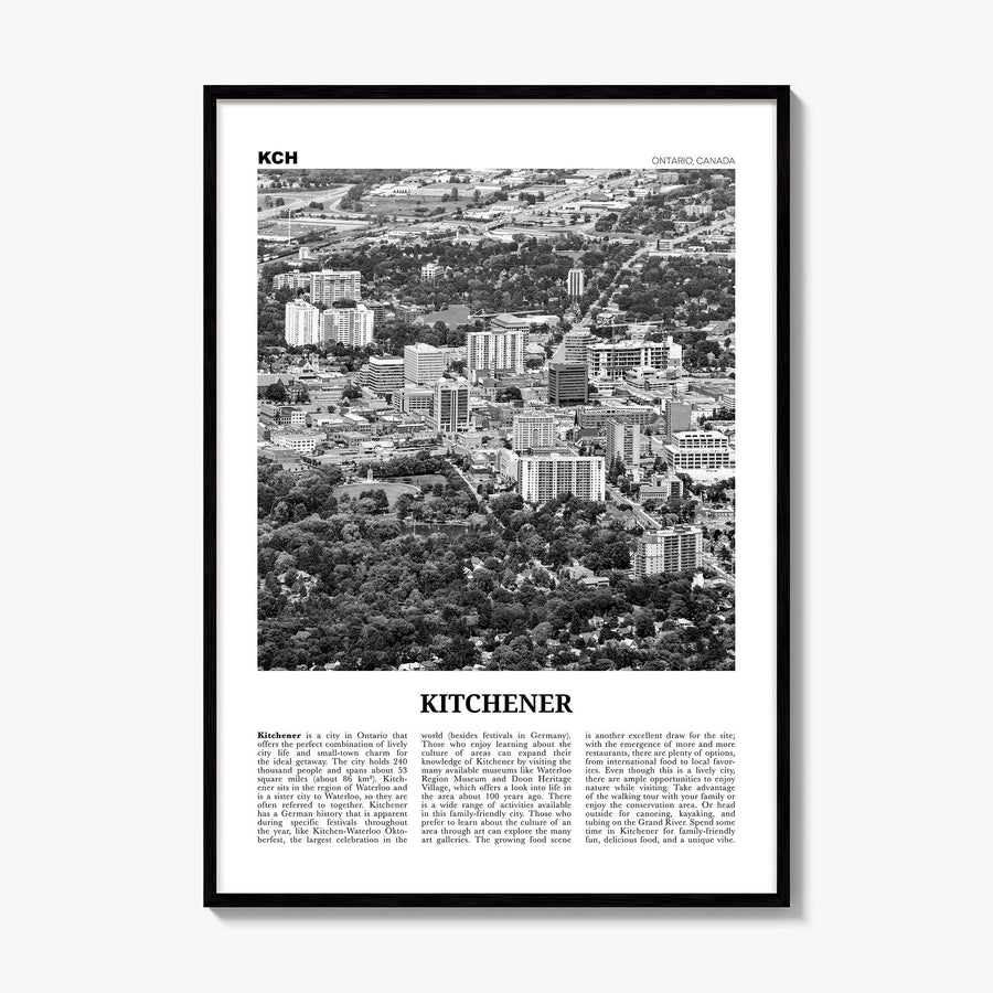Kitchener Newspaper Poster, framed poster mockup