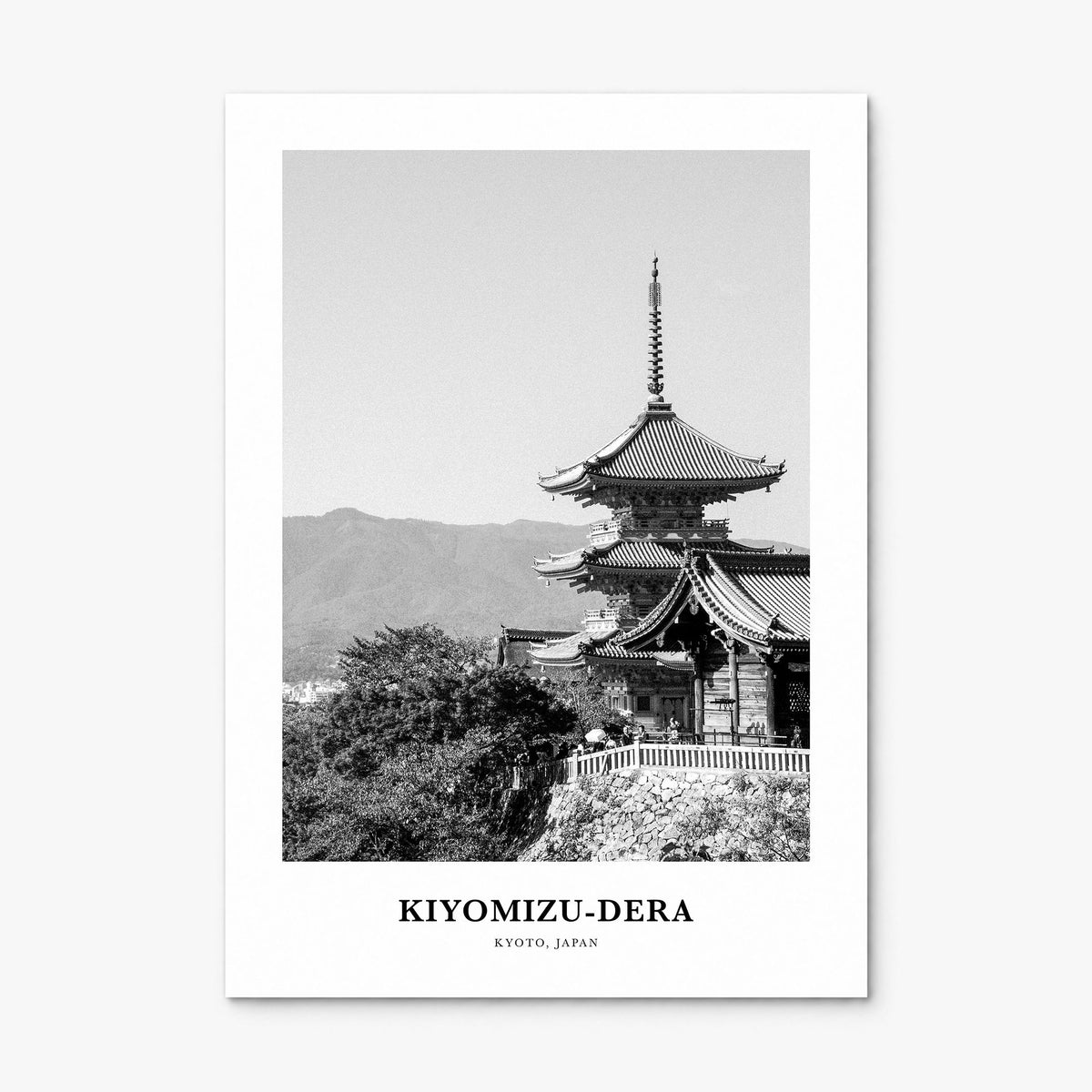 Kiyomizu-dera Classic Poster, print only (unframed)