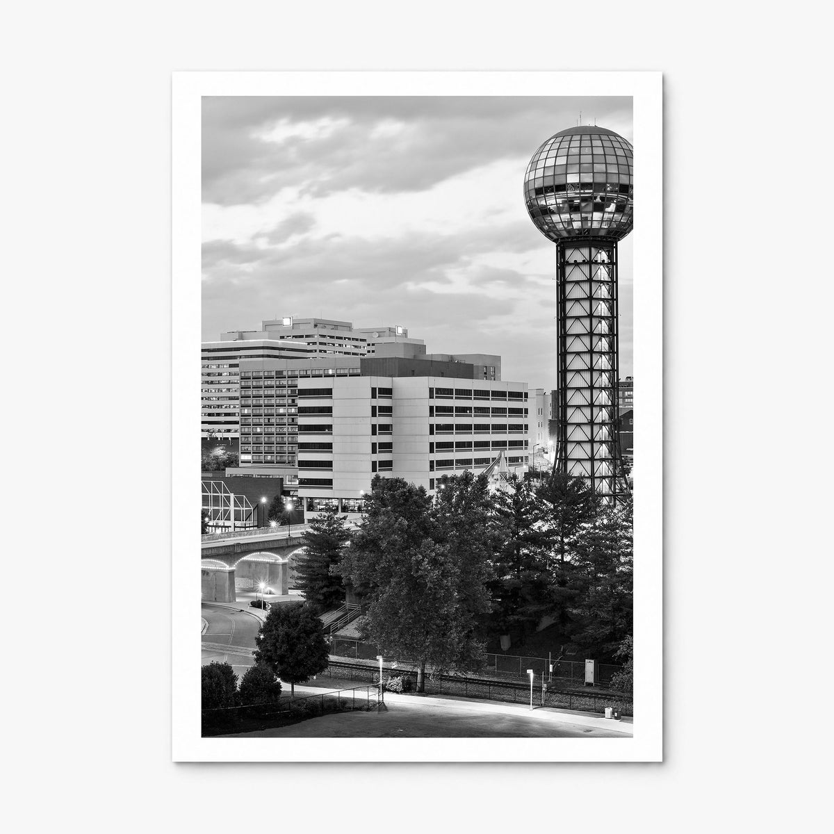 Knoxville Photo Poster, print only (unframed), white border
