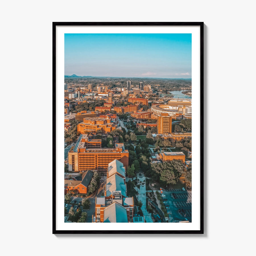 Knoxville Photo No 2 Poster, framed poster mockup, white border