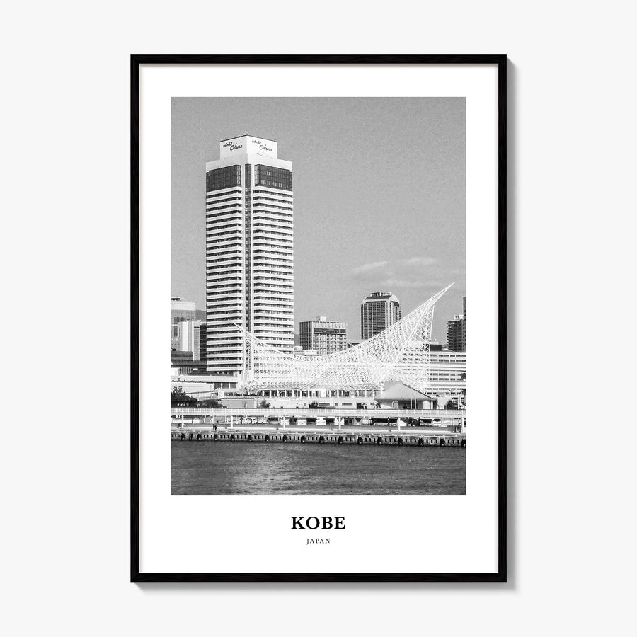 Kobe Classic Poster, framed poster mockup