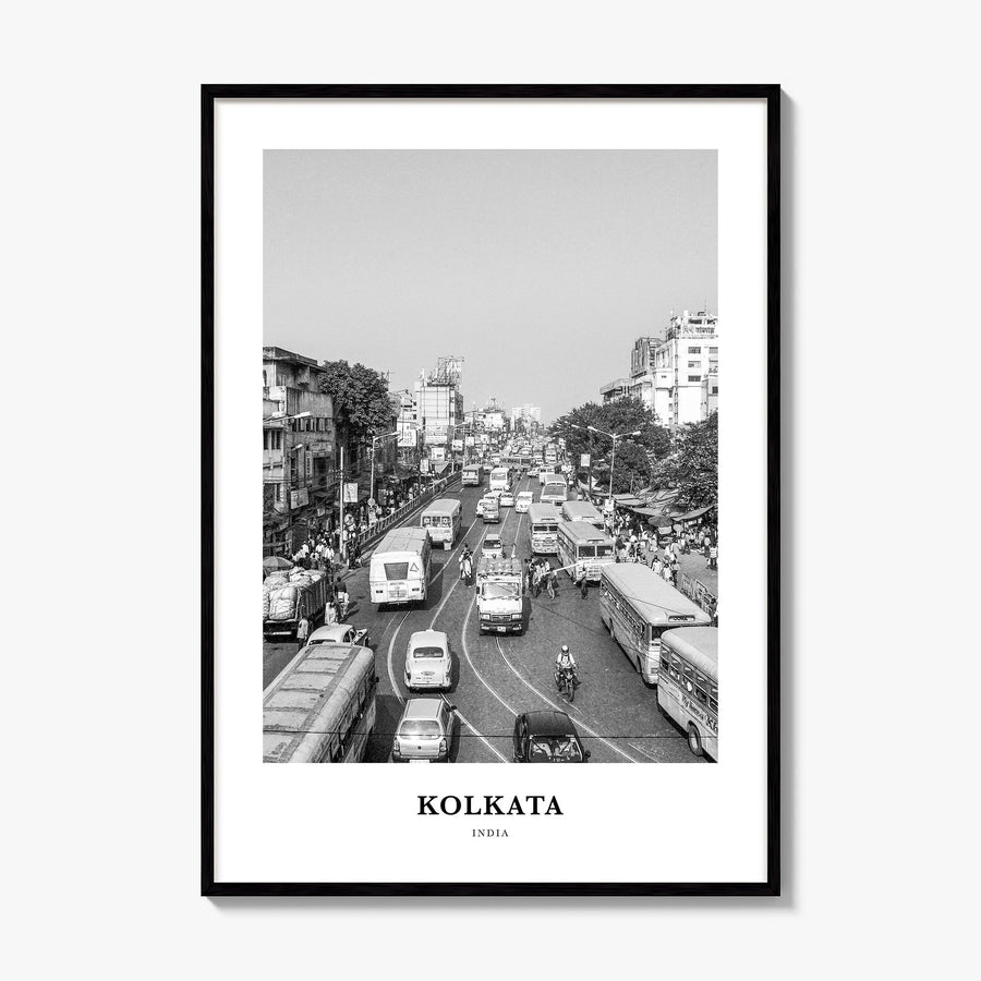 Kolkata Classic Poster, framed poster mockup