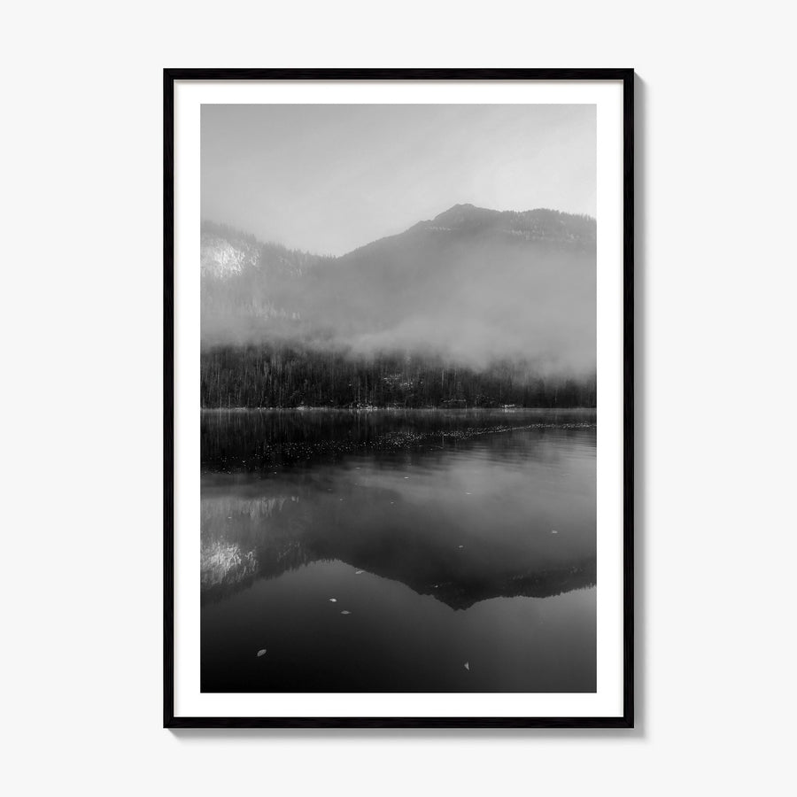 Königssee Photo Poster, framed poster mockup, white border