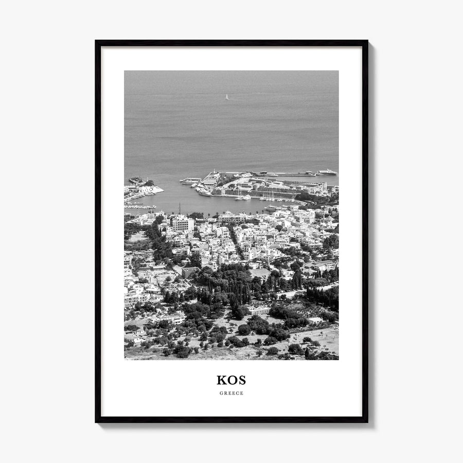Kos Classic Poster, framed poster mockup