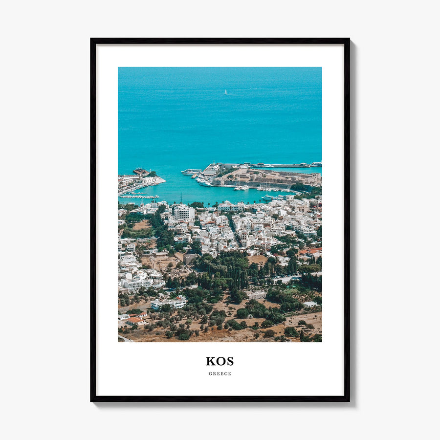 Kos Classic Poster, framed poster mockup