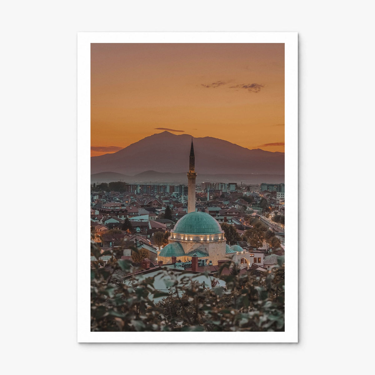 Kosovo Photo Poster, print only (unframed), white border