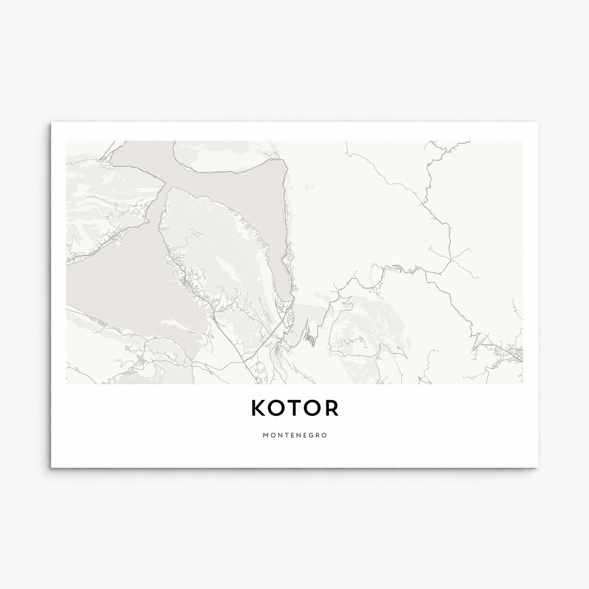 Kotor Map Poster, print only (unframed)
