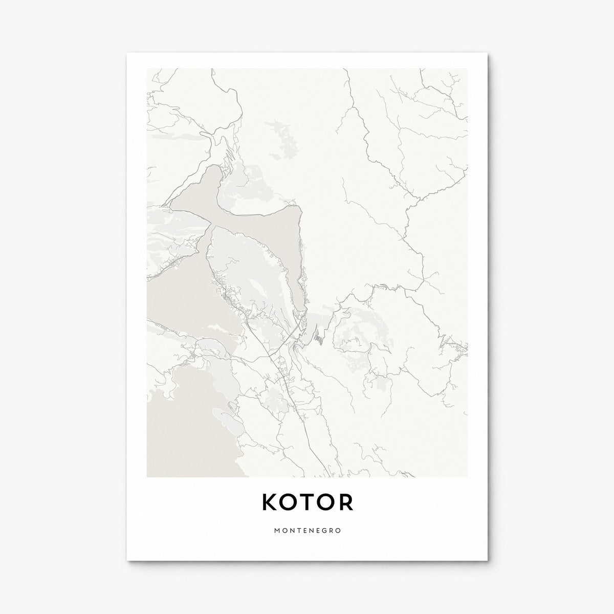 Kotor Map Poster, print only (unframed)