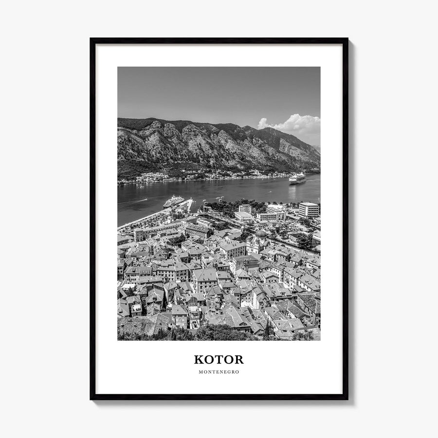 Kotor Classic Poster, framed poster mockup