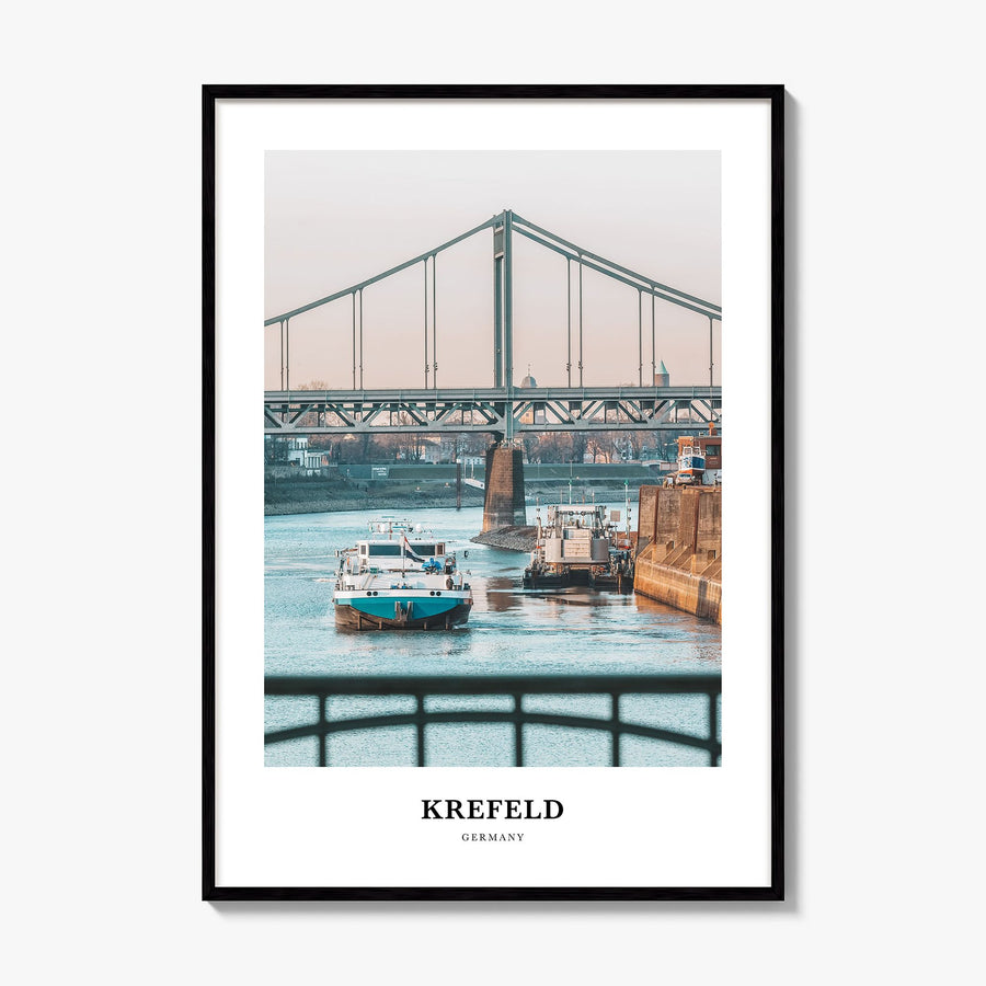 Krefeld Classic Poster, framed poster mockup