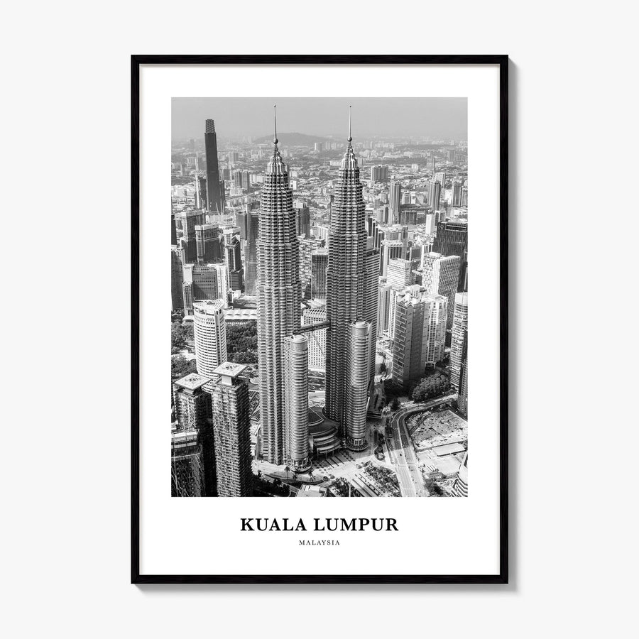 Kuala Lumpur Classic No 2 Poster, framed poster mockup