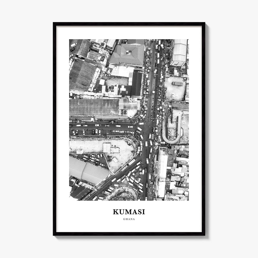 Kumasi Classic Poster, framed poster mockup