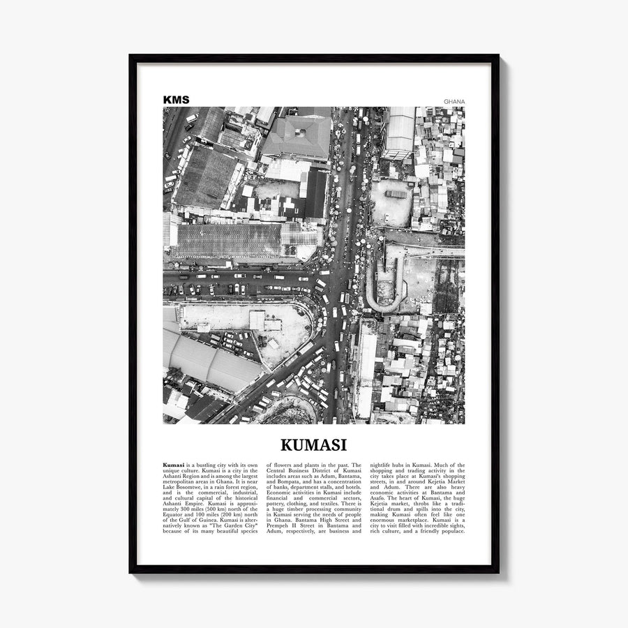 Kumasi Newspaper Poster, framed poster mockup