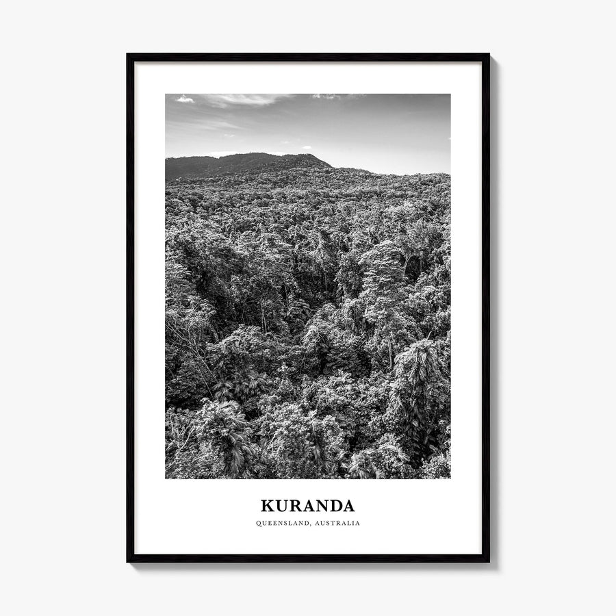 Kuranda Classic Poster, framed poster mockup