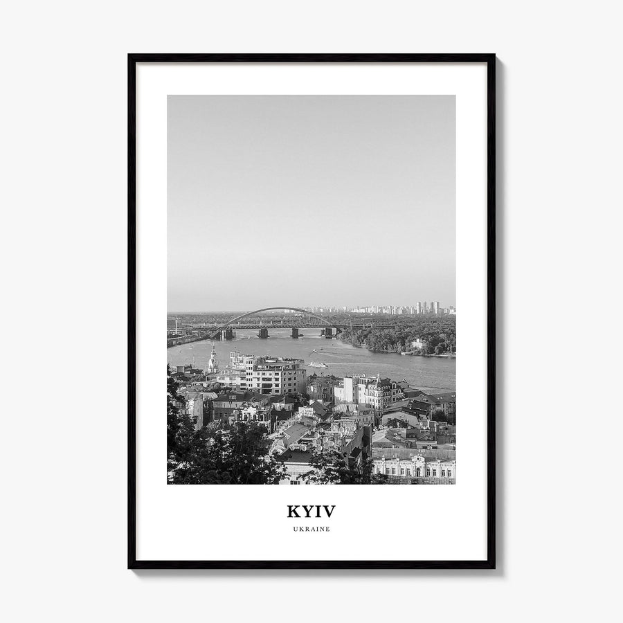Kyiv Classic No 2 Poster, framed poster mockup