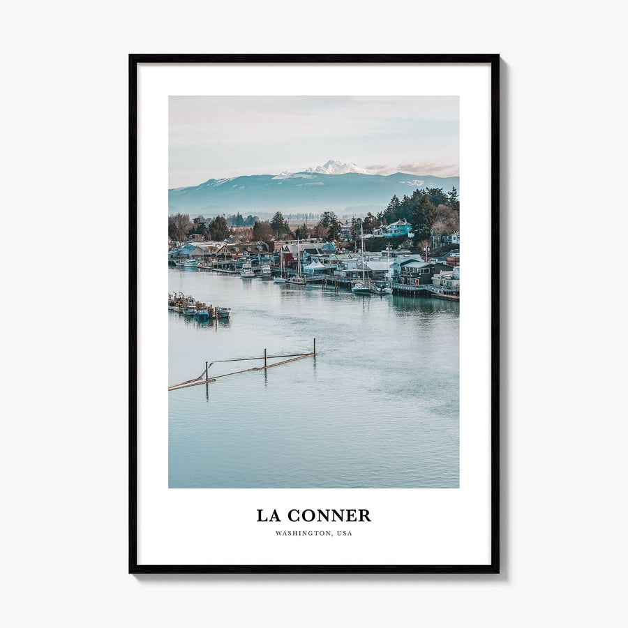 La Conner Classic Poster, framed poster mockup