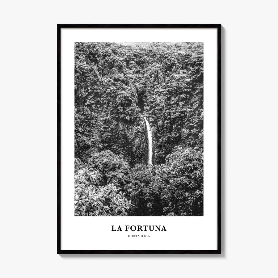 La Fortuna Classic Poster, framed poster mockup
