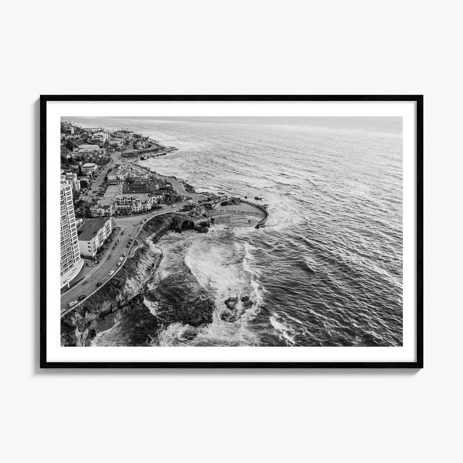 La Jolla Photo Poster, framed poster mockup, white border