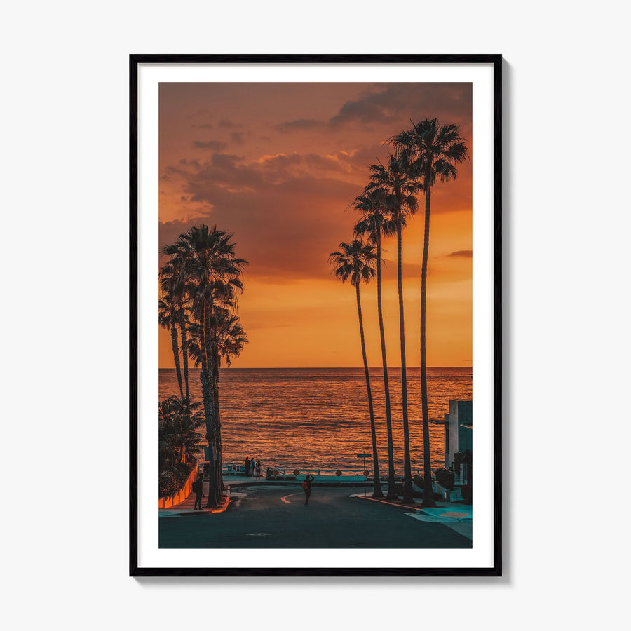 La Jolla Photo No 2 Poster, framed poster mockup, white border