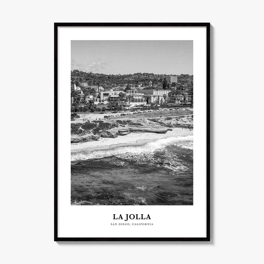 La Jolla Classic No 1 Poster, framed poster mockup