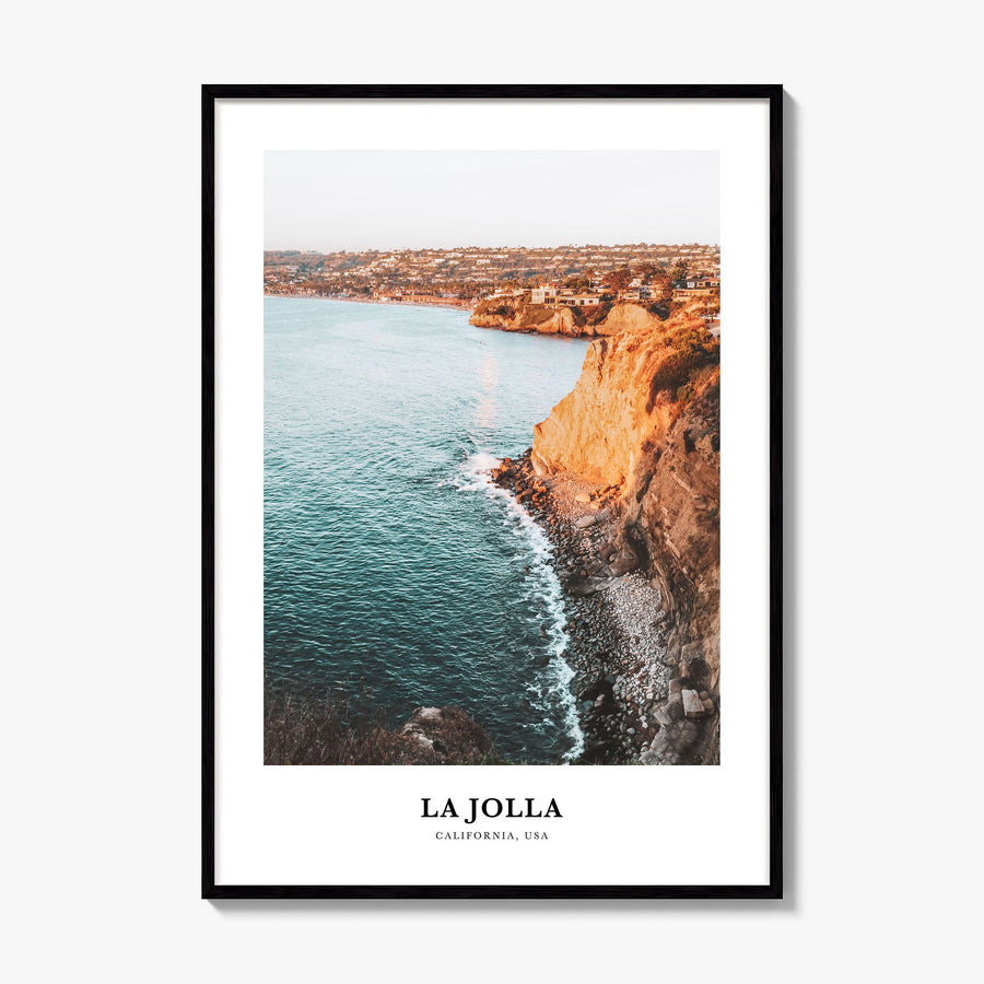La Jolla Classic No 1 Poster, framed poster mockup