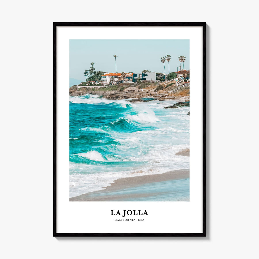 La Jolla Classic No 2 Poster, framed poster mockup