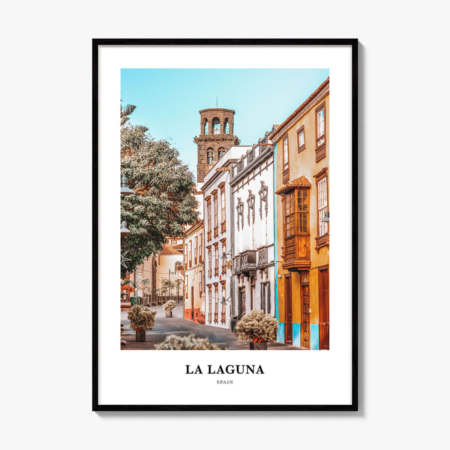 La Laguna Classic Poster, framed poster mockup