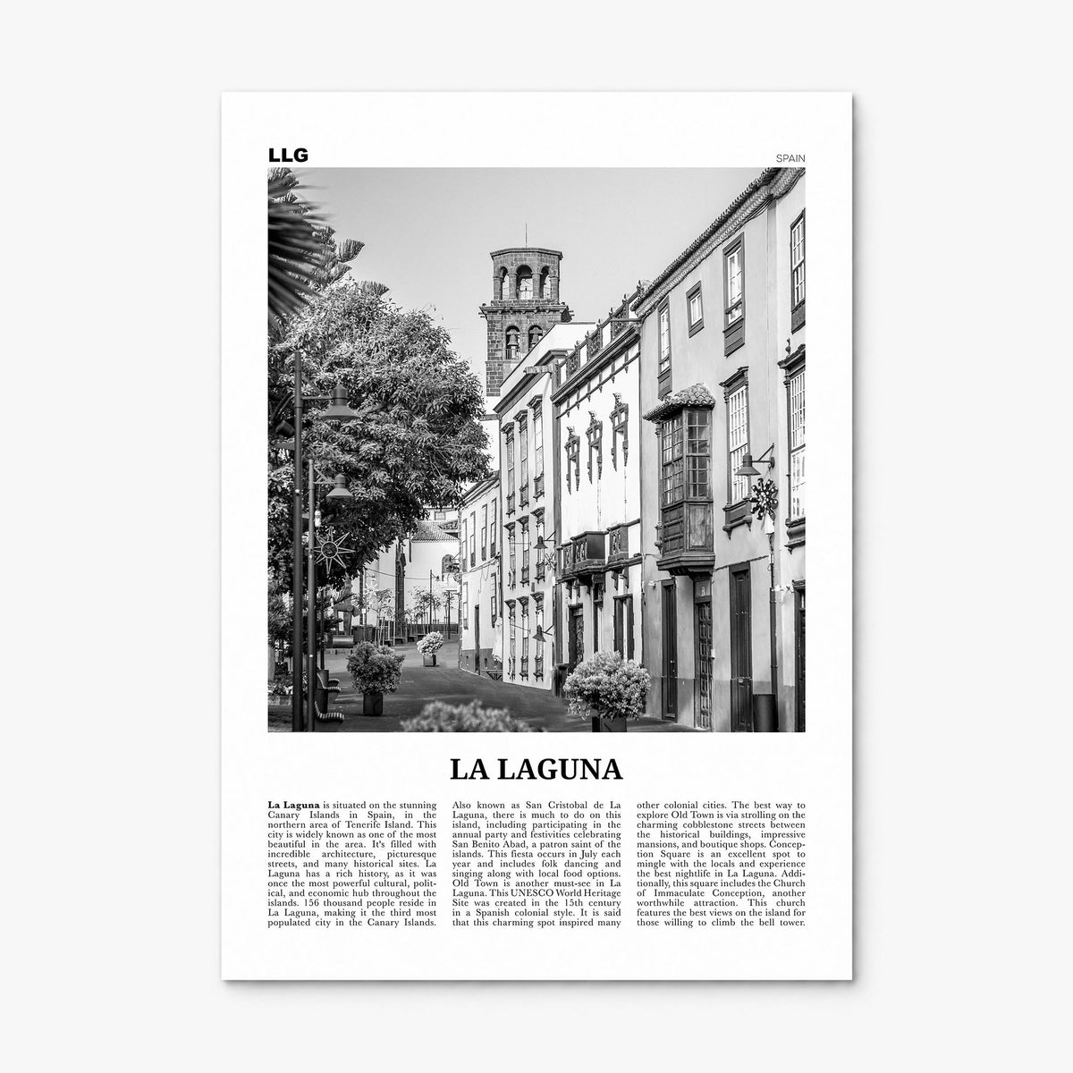 La Laguna Newspaper Poster, print only (unframed)