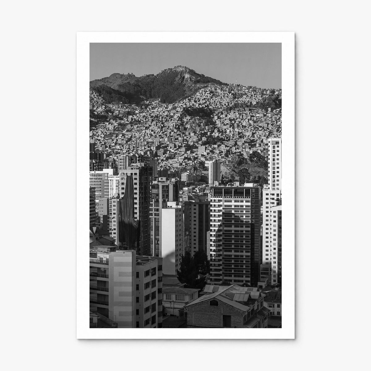 La Paz Photo Poster, print only (unframed), white border