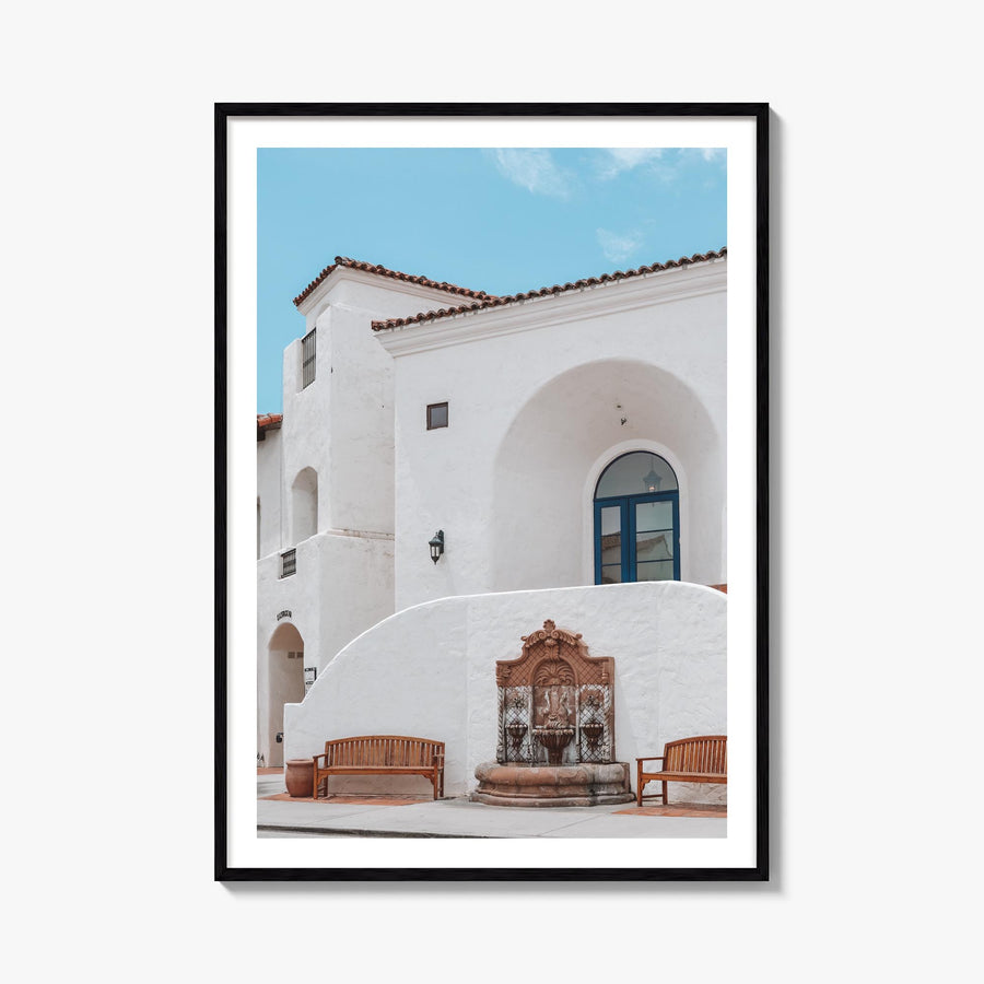 La Quinta colorful photo poster of California, USA – vertical wall art, unframed print shown in interior mockup