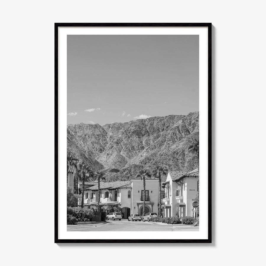 La Quinta Photo Poster, framed poster mockup, white border