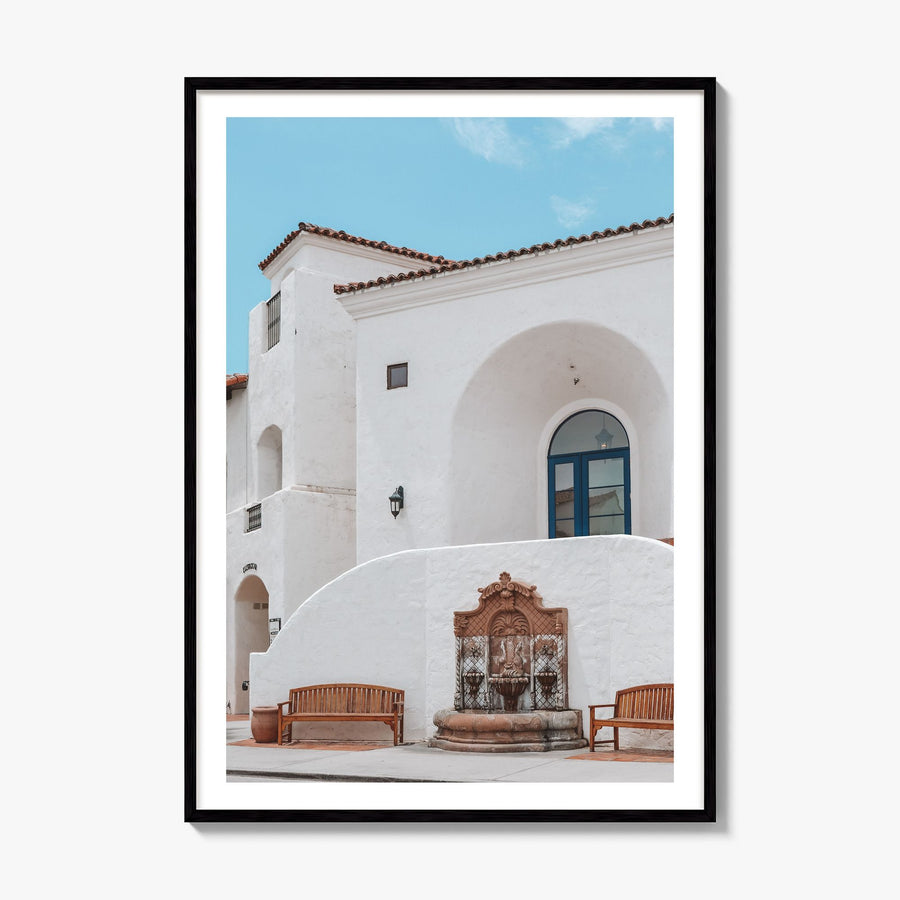 La Quinta Photo Poster, framed poster mockup, white border